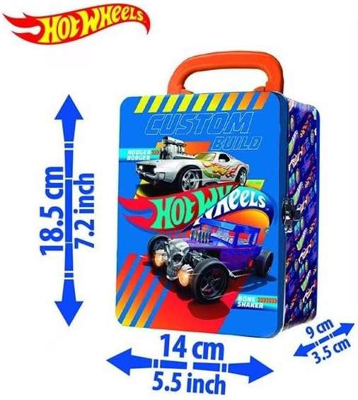 Hot Wheels Metal Car Case - Blue and Black