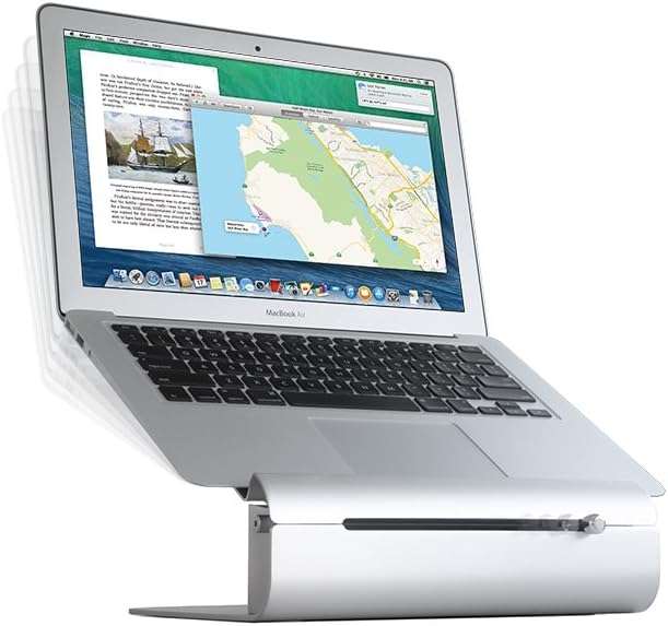 Rain Design iLevel2 Adjustable Height Laptop Stand  (Silver)