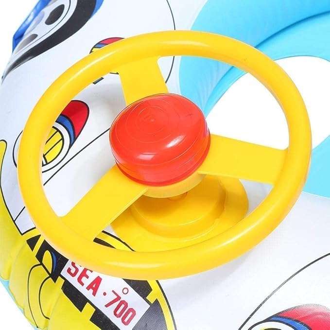 Swimming Boat,Tube for Kids Safe Anti-flip Inflatable Floats Kids Ring Baby,Pool Swim Floatation Bel