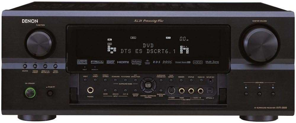 Denon AVR-3806 7.1-channel AV Surround receiver AMP [POWERS ON - NO SOUND - For Spares or Repair]