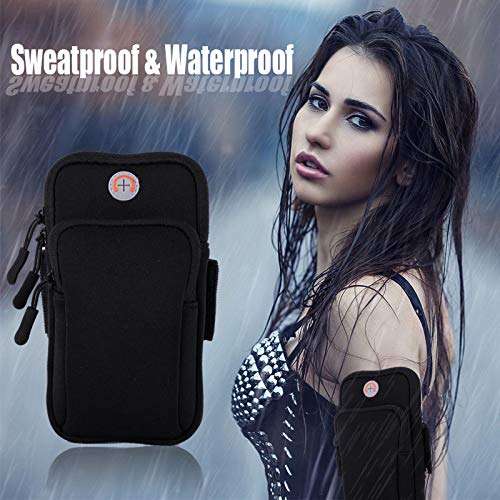 MOVOYEE Phone Armband Gym Phone Holder for Arm,iPhone Pouch iPhone Arm Case for iPhone 12 11 Pro ...
