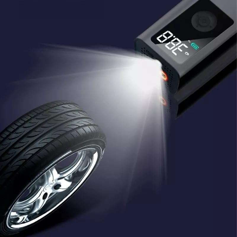 2000mAh Portable 150 Psi Cordless Tire Inflator Air Compressor with Built in Led Light