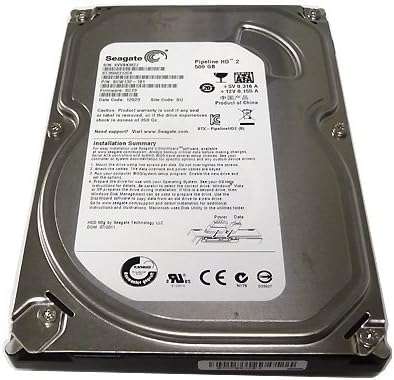 500GB Seagate Desktop, SATA-6Gbps, 16MB Cache, 3.5" Internal Hard Drive