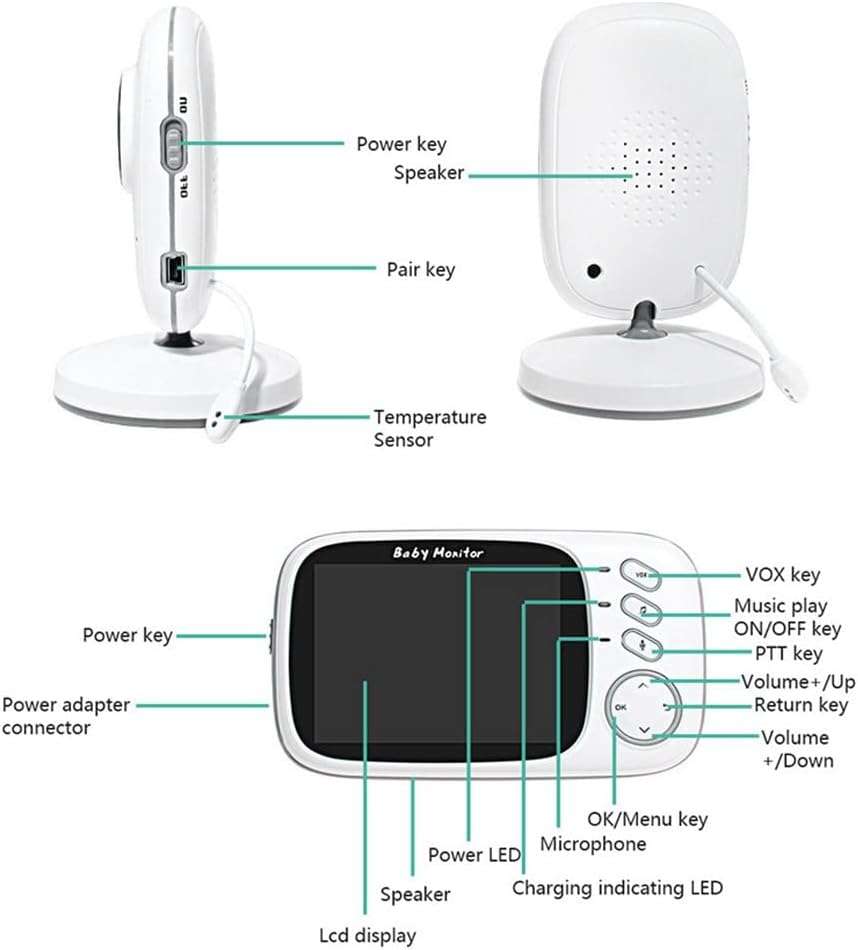 Video Baby Monitor 2.4G Wireless