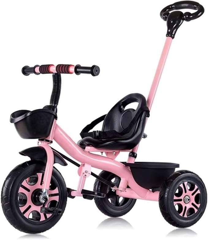 Kids trikes with Parent Push Rod (PINK)