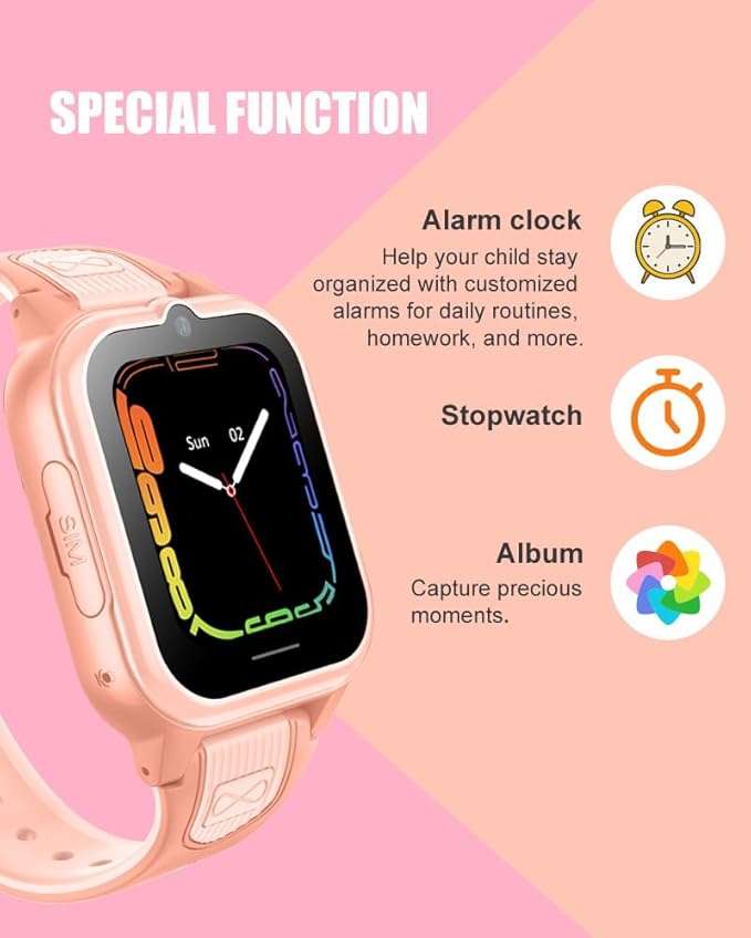 4G Kids Smartwatch Phone with GPS Tracker