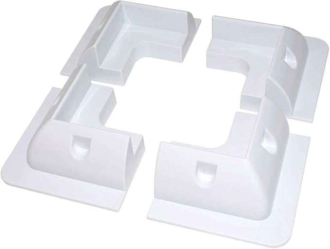 7 Piece Solar Panel Mounting Bracket - White
