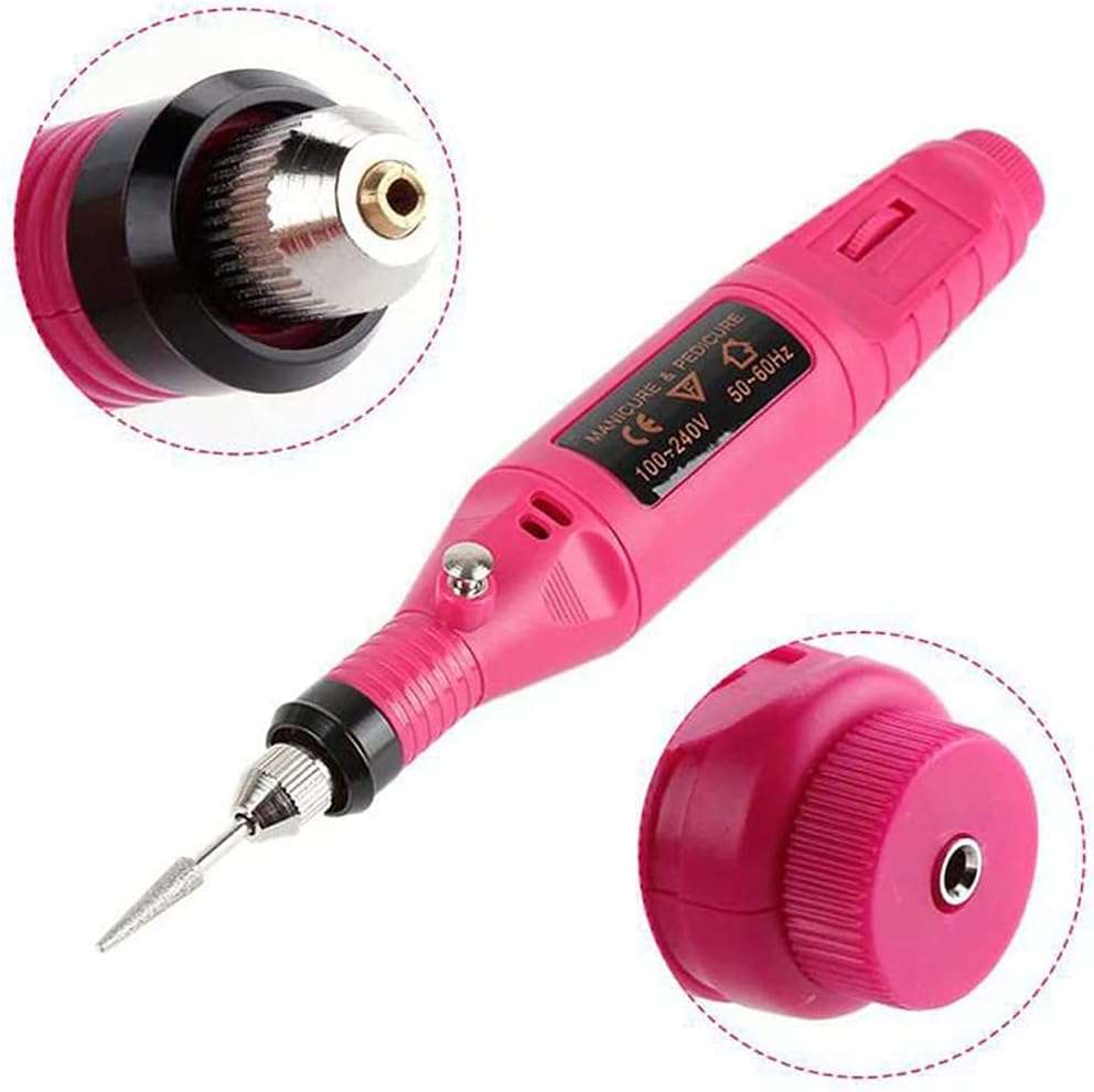 Professional Electric Manicure Nail Drill Machine Set - White