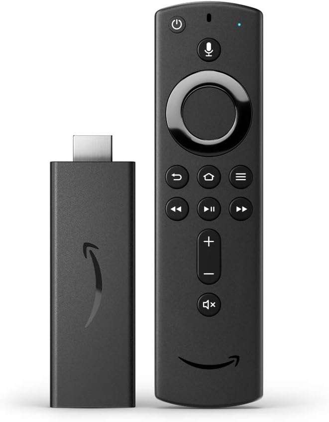 Fire TV Stick with Alexa Voice Remote (includes TV controls), HD streaming device