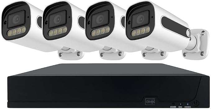 4K 4MP CCTV Kit  4-Channel DVR Security System with 4 Outdoor Cameras
