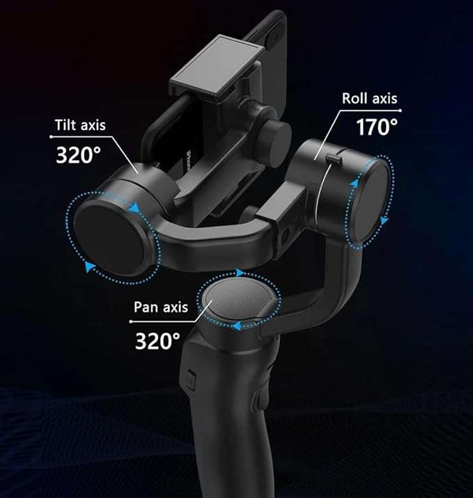 3 axis mobile phone gimbal stabilizer
