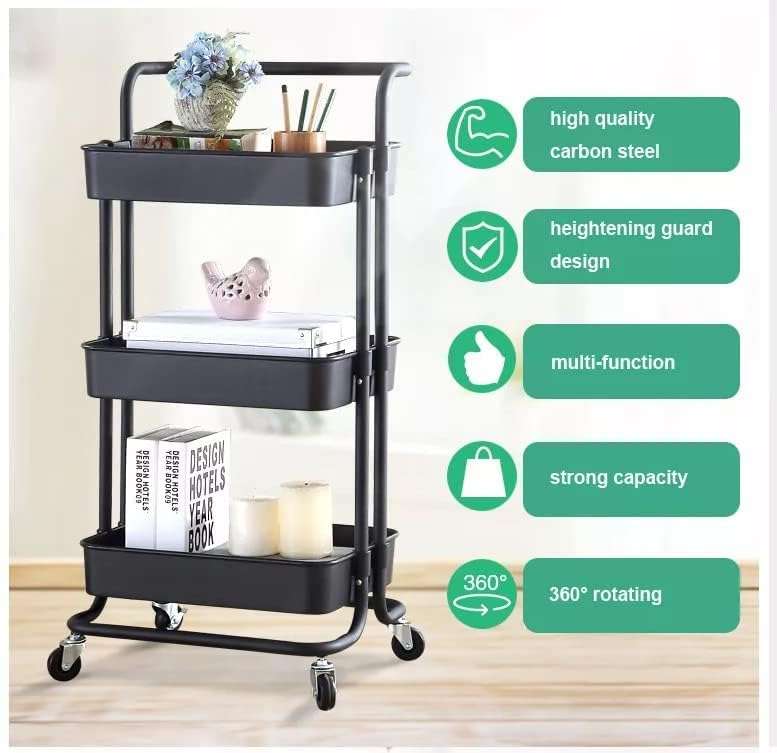 3 Tier Kitchen Storage Trolley