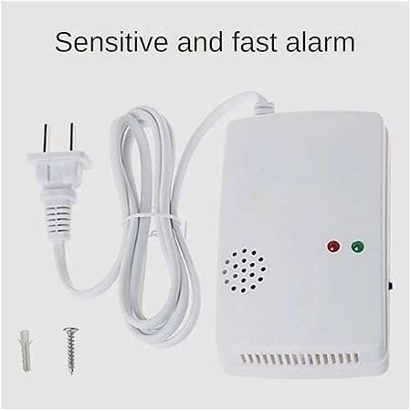 Natural Gas Detector Alarm Independent Gas Detector Sensor Wall Mounted