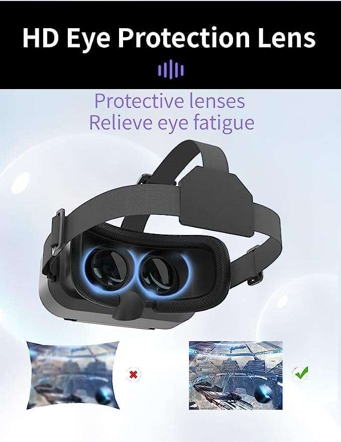 VR Headset for Phone with Controller Smart Glasses