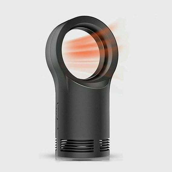 Small Indoor Space Heater Bladeless Electric Heater with Thermostat PTC Ceramic Heater