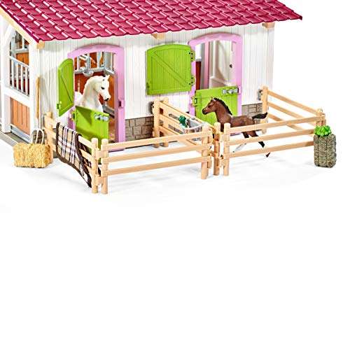 Schleich Horse Club, 44-Piece Playset, Horse Toys for Girls and Boys 5-12 years old Riding Center...
