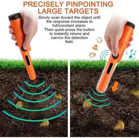 Professional Handheld Metal Detector Pinpointer with High Precision