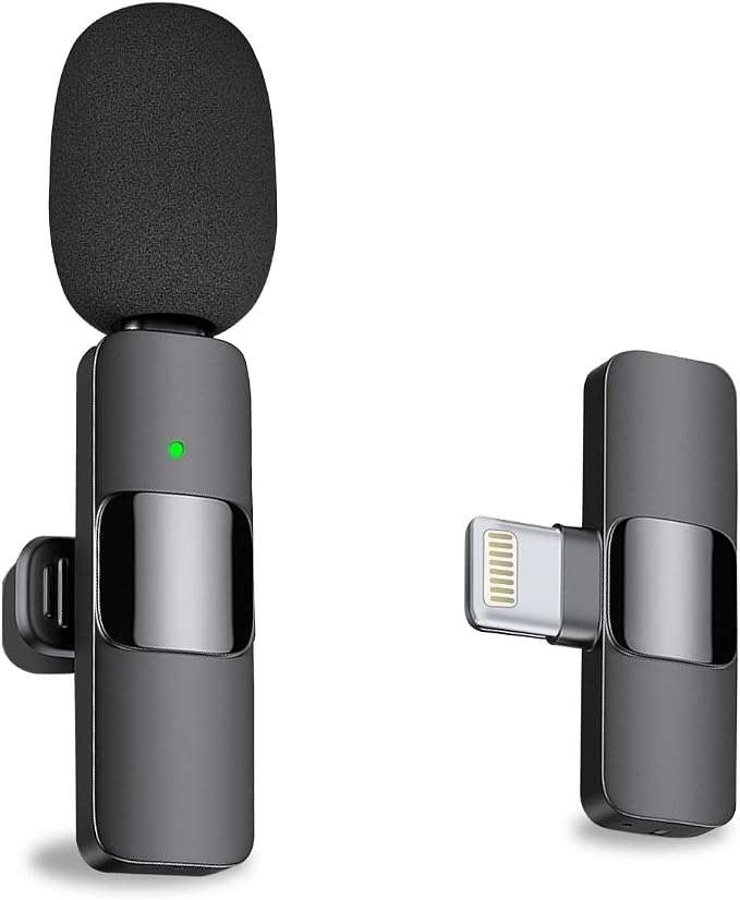 Professional Dual Wireless Microphone IOS ALL Mini Portable Mic K9