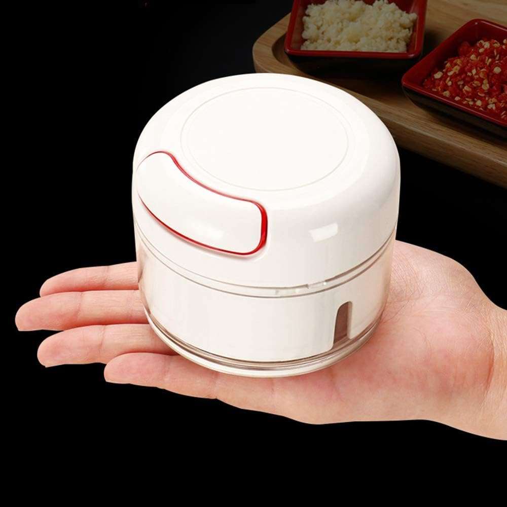 Manual Food Chopper - Mini Hand Pull Food Processor Mincer Garlic Vegetable