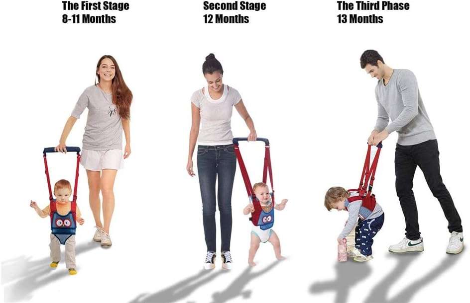 Adjustable Handheld Baby Walking Harness Kids Detachable Walker