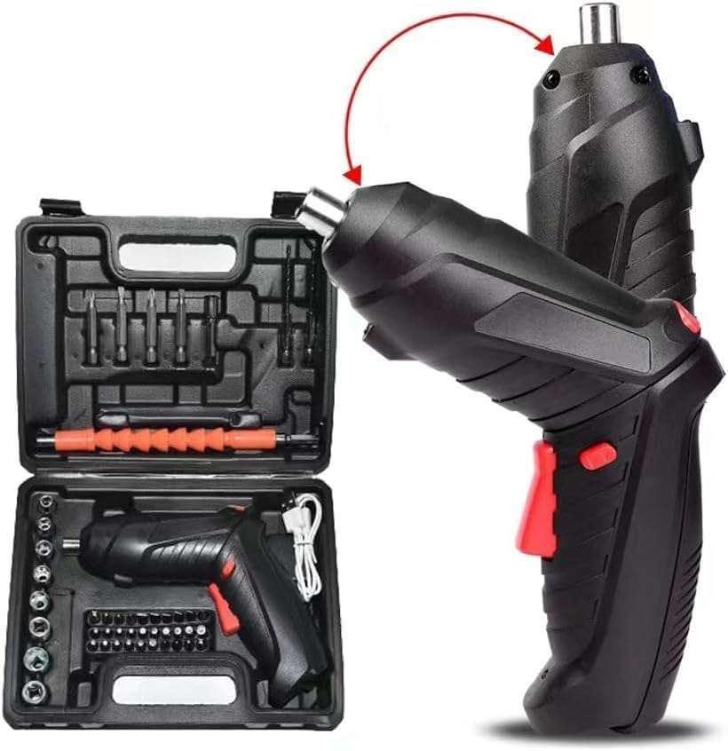 47 Pcs Electric Screwdriver Set Cordless Rechargeable 4.2V 3.2Nm Power Driver Kit With Usb Charging