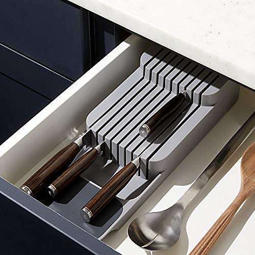 2 Tier Knife Drawer Tray Organizer