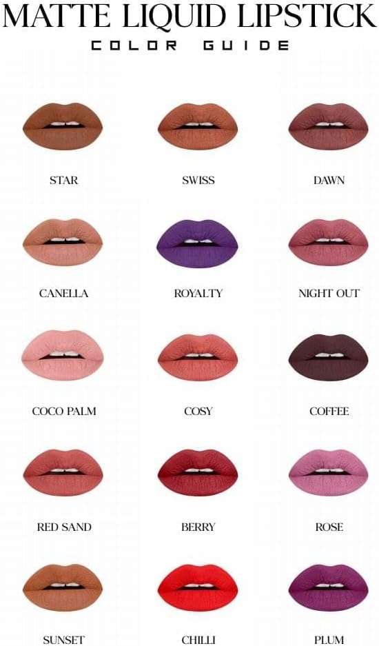 Dsync Lip Contour Kit, Matte Liquid Lipstick and Liner, Vegan, Waterproof, Longwear