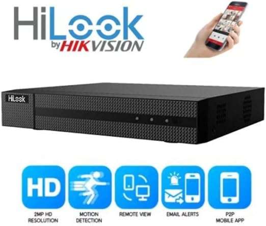 HiLook by Hikvision 8ch Turbo HD DVR up to 4MP lite resolution for recording