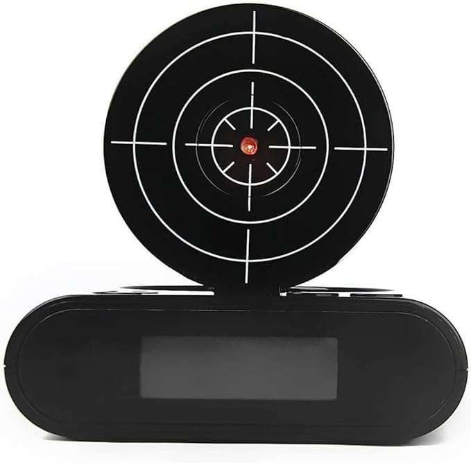 Lock N' Load Gun Alarm Clock Target Alarm Clock Creative Clock