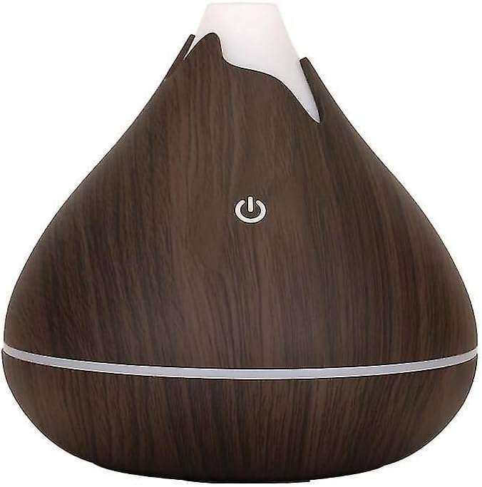 350ml Xiaoxushan LED humidifier - JSQ04 (DARK BROWN)