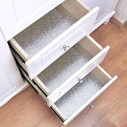 40X200cm Kitchen Wall Stove Aluminium Foil Oil-Proof Stickers and Cabinet Drawer Self Adhesive Alumi