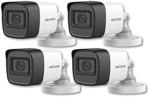 Hikvision 1080P 2MP 2.8 mm fixed Turbo HD Bullet Camera Set of 4