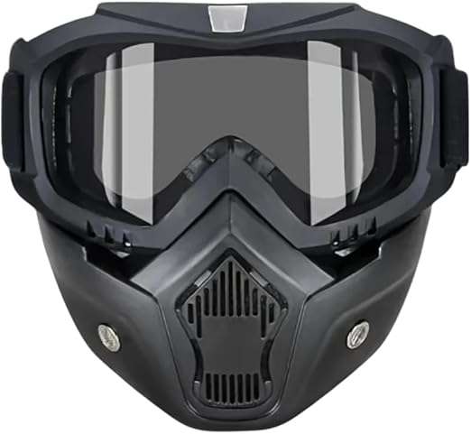 Full-Face HD Transparent Anti-Fog Mask