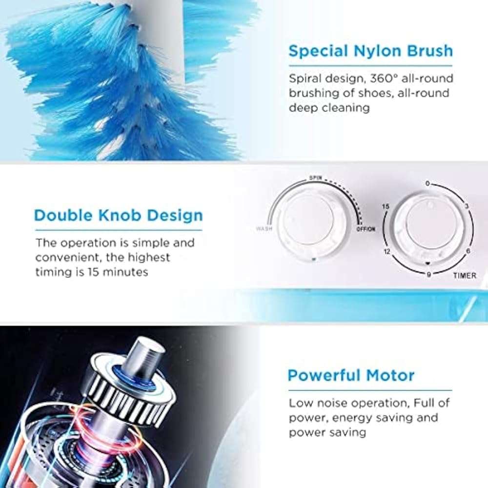 Portable Mini Shoes & Cloth Washing Machine