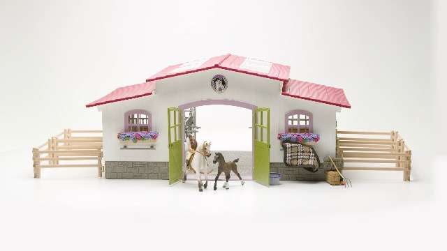 Schleich Horse Club, 44-Piece Playset, Horse Toys for Girls and Boys 5-12 years old Riding Center...