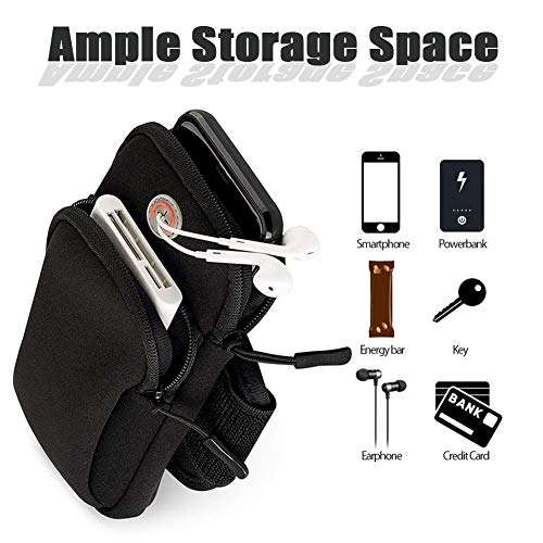 MOVOYEE Phone Armband Gym Phone Holder for Arm,iPhone Pouch iPhone Arm Case for iPhone 12 11 Pro ...