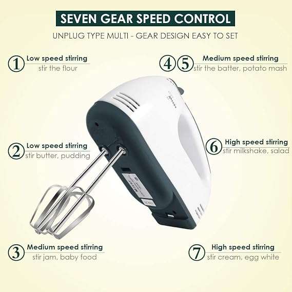 7 Speed Electric Mixer