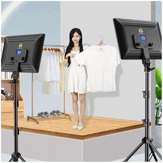 Video and Photography Continuous LED Light With Stand & Remote - A112 - 12 inch