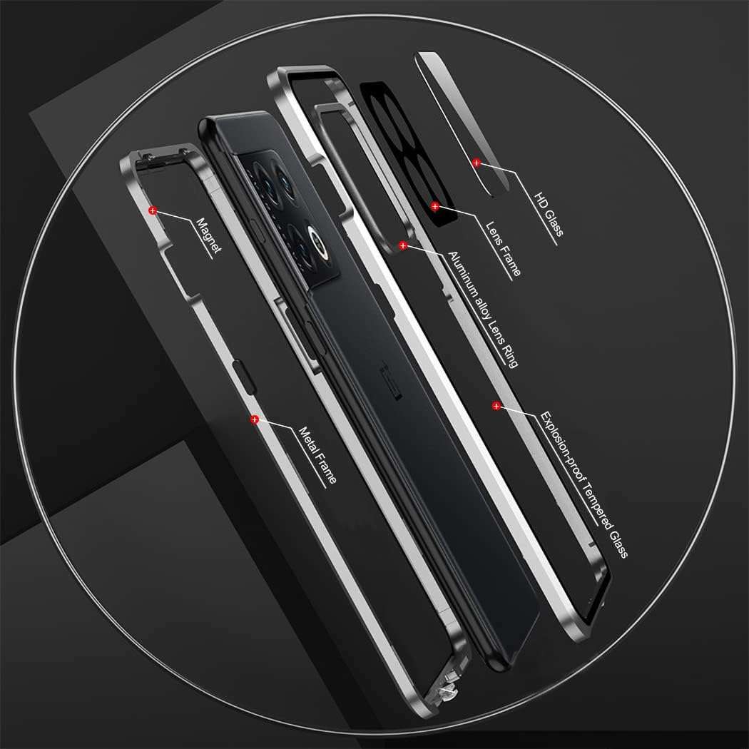 Magnetic tempered glass case for Redmi Note13 Pro 5G Redmi Note 13 Pro 5G