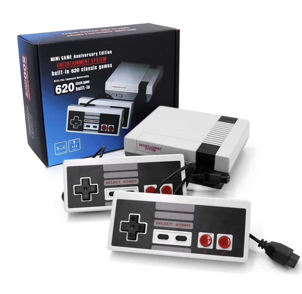 Mini Game Anniversary Edition Entertainment System Built In 620 Classic Games