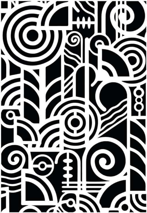 Miami stencil - A3 - Stencil (45cmx30cm)