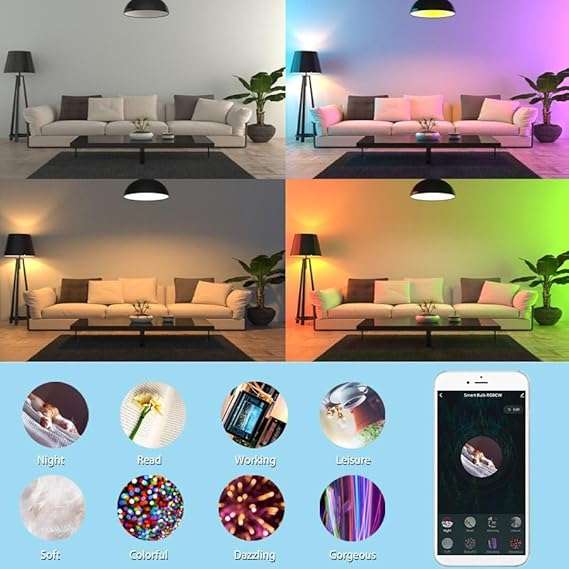 Tuya Smart RGB LED Bulb WIFI & APP Control