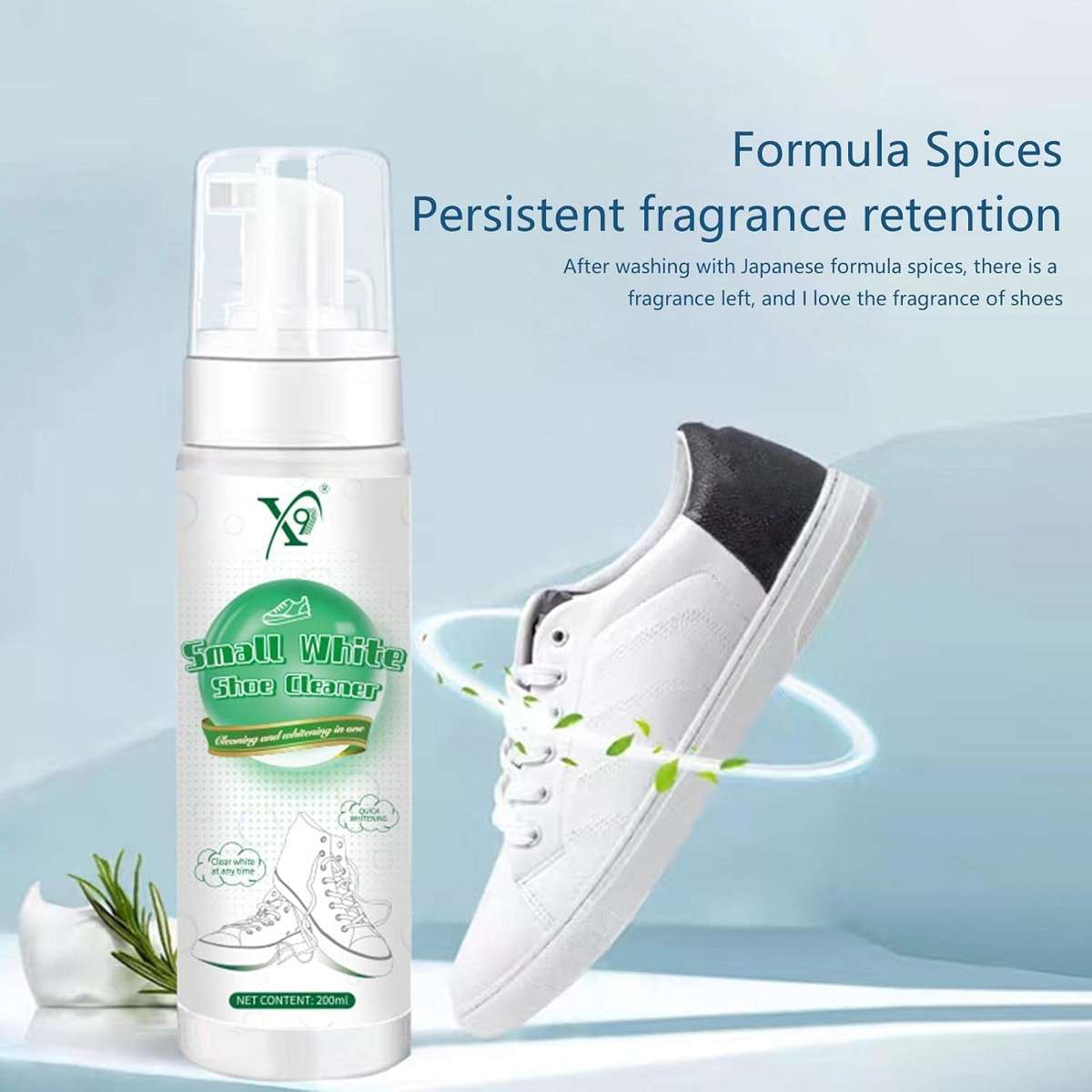 Premium Foam Cleaner for White Sneakers/Shoes (200ml)