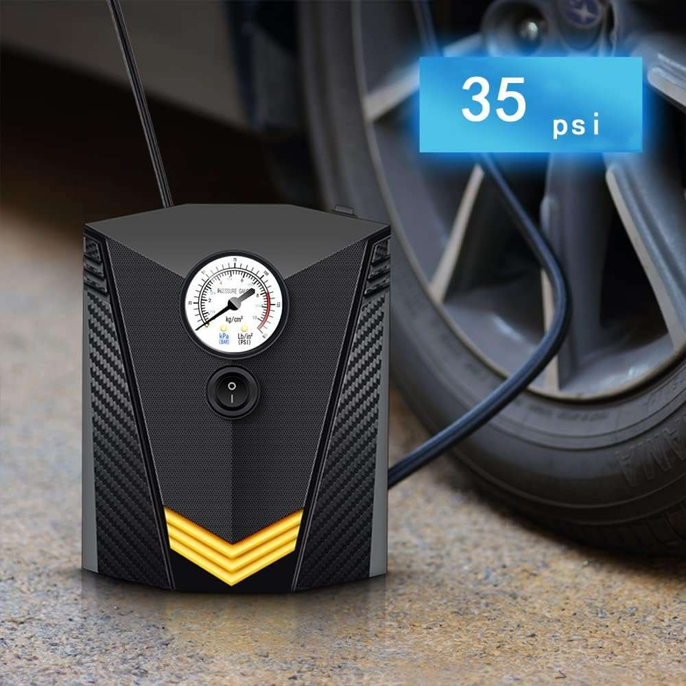 Portable mini small Air Compressor,Pump car accessories DC 12V Air Compressor, for Cars, Motorcycles