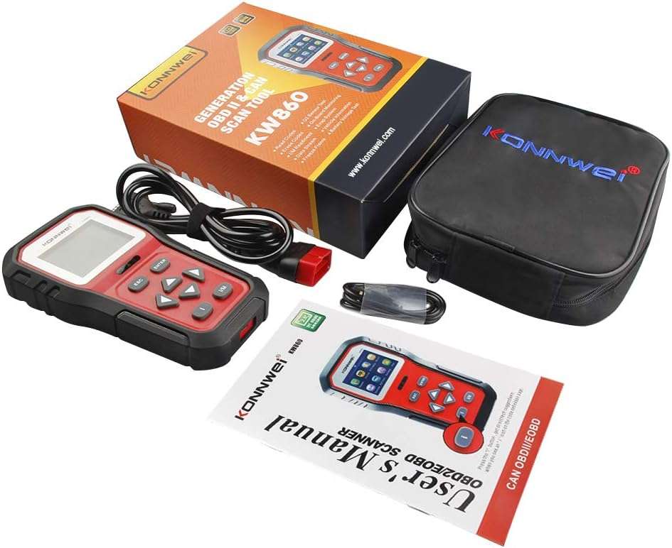 Konnwei Advanced Car Diagnostic Scanner KW860 OBD2 Scanner Tool Car Engine Code Reader
