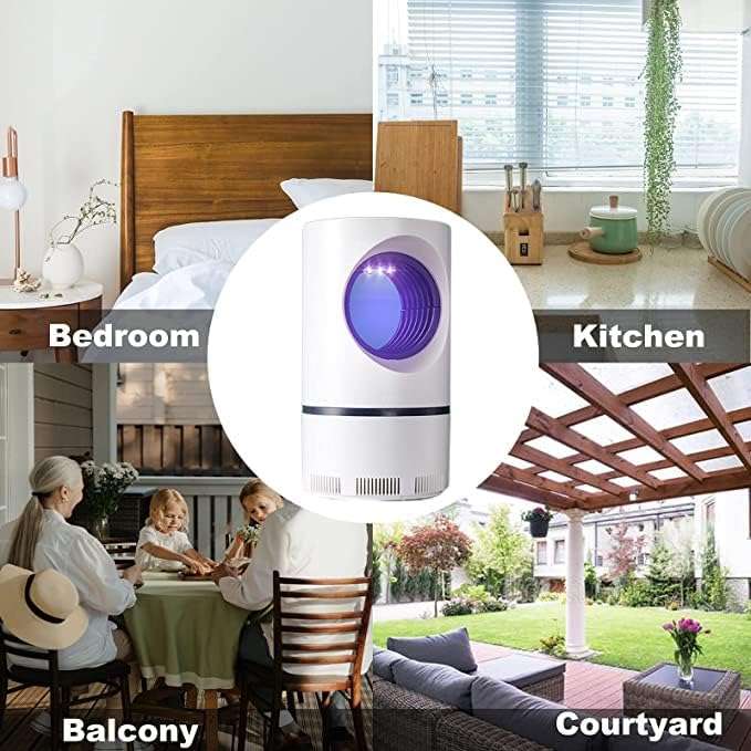 Electric Mosquito Cataper. Eco Friendly Killer for Mosquitoes, Insects, Bugs, Flies with UV LED Ligh