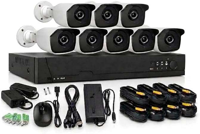 8 Channel CCTV Camera Kit + 500GB Hard Disk
