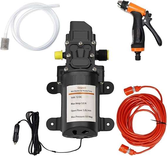 12V Electric Pressure Washer Pump (BRAND NEW) USE A BUCKET OF WATER - NO WATER TAP NEEDED