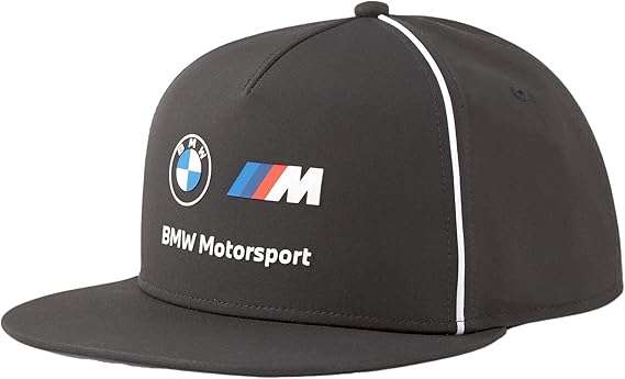 PUMA BMW MOTORSPORT FLAT CAP BLACK REATIL R400
