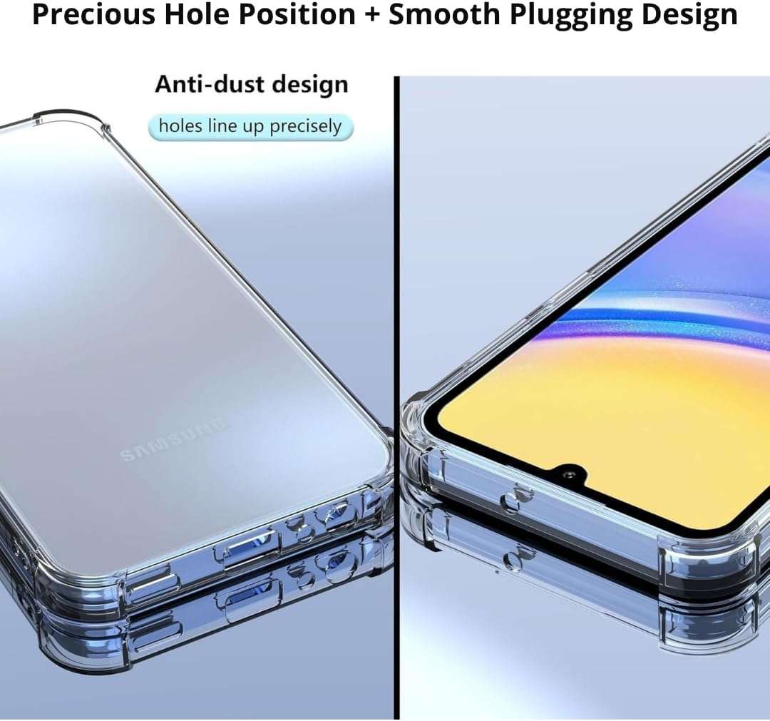 Clear Pouch Premium Phone Protection Case for Samsung Galaxy A06 Clear TPU Shockproof